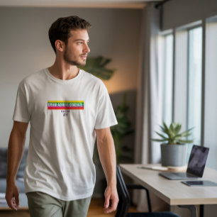 Camiseta Arco-íris Inspirador Sonhe Alcance Graduado