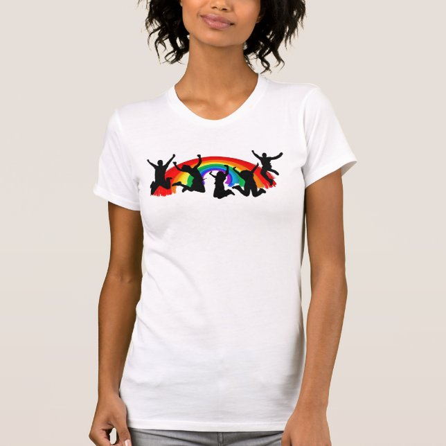 Camiseta Arco-íris LGBTQ (Frente)