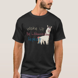 Camiseta Arco-íris Llama Amor Unicórnio Meninas Crianças M