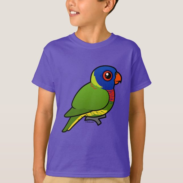 Camiseta Arco-íris Lorikeet de Birdorable (Frente)