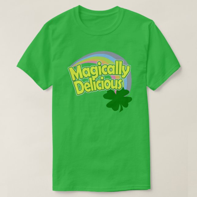 Camiseta Arco-Íris Magicamente Delicioso (Frente do Design)