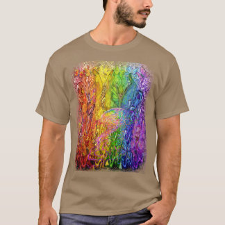 Camiseta Arco-íris mágico entrelaçado