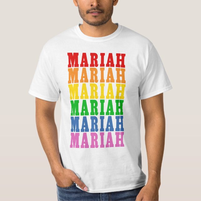 Camiseta Arco-íris Mariah (Frente)