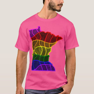 Camiseta Arco-íris Minnesota Oversized