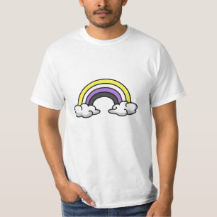 Camiseta Arco-Íris Não-Binário Cinto