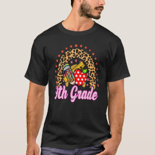 Camiseta Arco-Íris Nono Grau 9th Tie Dye Leopard De Volta A