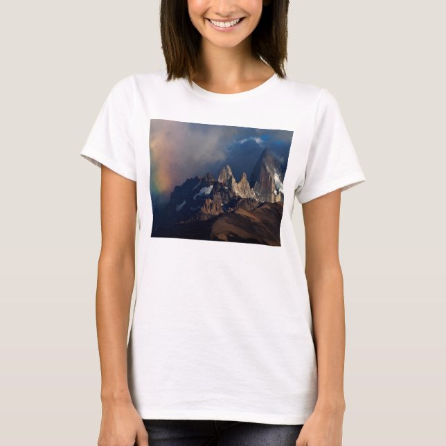 Camiseta Arco-íris nos Andes (Frente)