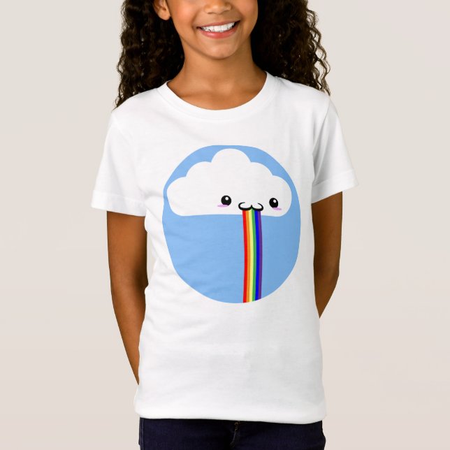 Camiseta Arco-Íris Nuvem (Frente)