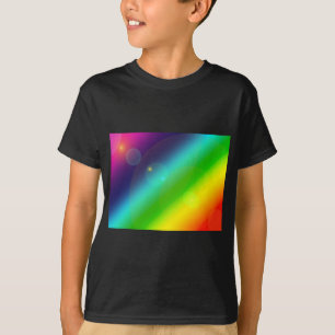 Camiseta arco-íris ombre