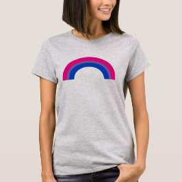 Camiseta Arco-íris Orgulho Bissexual
