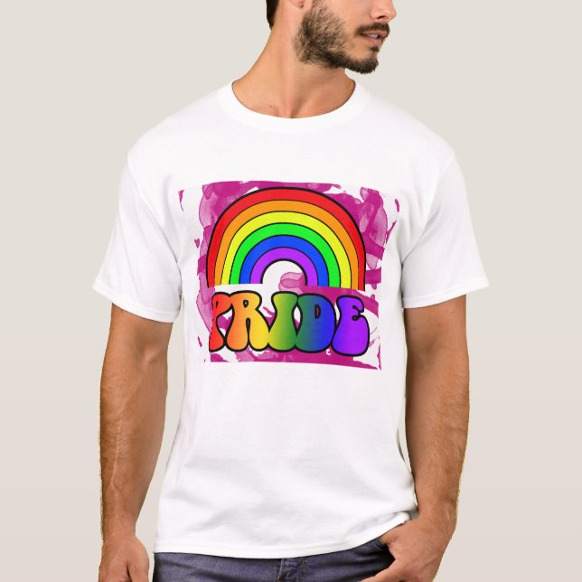 Camiseta Arco-íris Orgulho Lgbt (Frente)