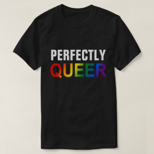 Camiseta (Arco-íris) orgulho perfeitamente estranho de LGB