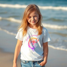 Camiseta Arco-Íris Peixe viciado no Verão