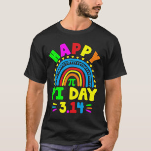 Camiseta Arco-Íris Pi Dia 2025 Pi