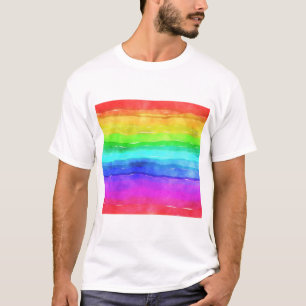 Camiseta Arco-Íris Pintado