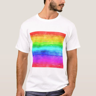 Camiseta Arco-Íris Pintado