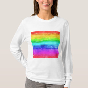 Camiseta Arco-Íris Pintado
