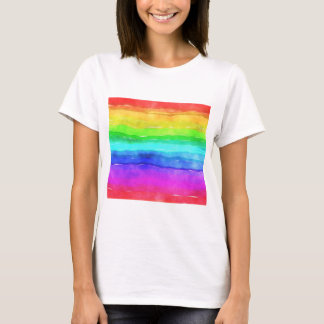 Camiseta Arco-Íris Pintado
