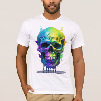 Camiseta Arco-íris pintado