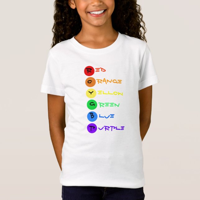 Camiseta Arco-íris pontilhado (Frente)