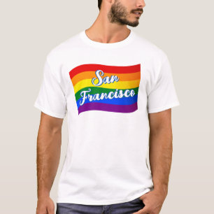 Camiseta Arco-íris San Francisco Orgulho gay LGBTQ