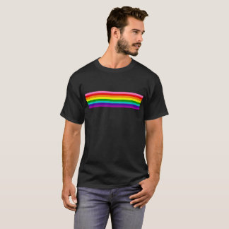 Camiseta Arco-Íris Sinalizador LGBTQIA Orgulho gay T-Shirt 