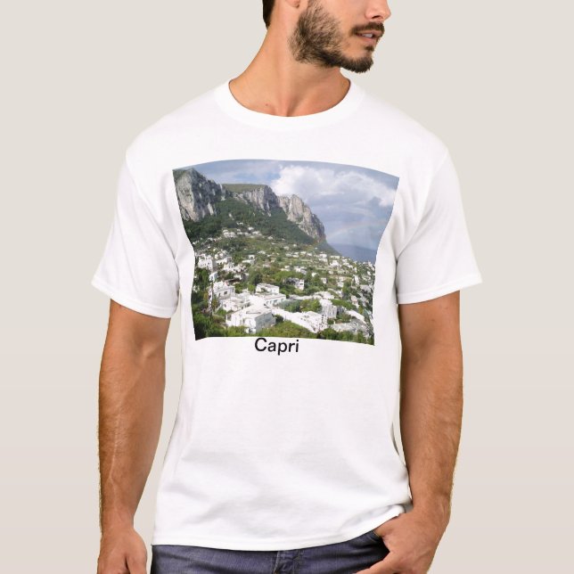 Camiseta Arco-íris sobre Capri (Frente)
