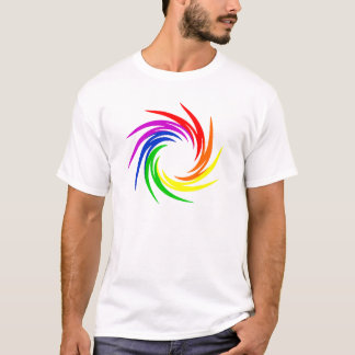 Camiseta Arco-íris Swirl1
