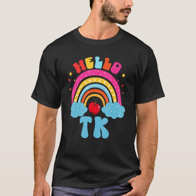 Camiseta Arco-Íris TK Professora Transição Jardim de Infânc (Frente)