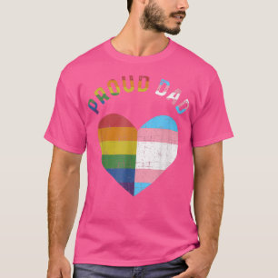Camiseta Arco-íris transexual e Pai profundo LGB
