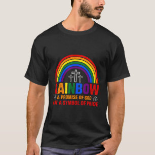 Camiseta Arco-Íris Uma Promessa De Deus Não Um Símbolo De O