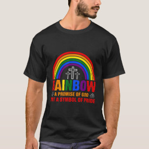 Camiseta Arco-Íris Uma Promessa De Deus Não Um Símbolo De O