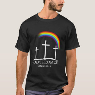 Camiseta Arco-Íris Uma Promessa De Deus Não Um Símbolo De O
