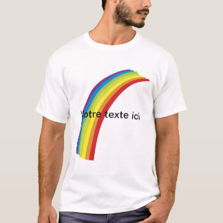 Camiseta Arco-íris: União das cores