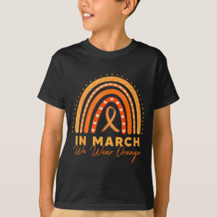Camiseta Arco-íris Usamos Laranja Conscientização da Escler