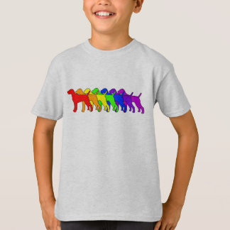 Camiseta Arco-íris Vizsla
