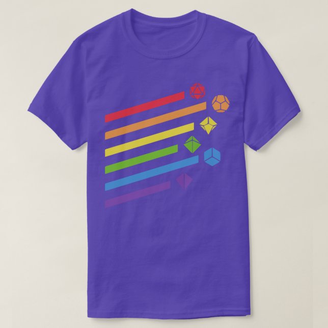 Camiseta Arco-Íris Voando (Frente do Design)
