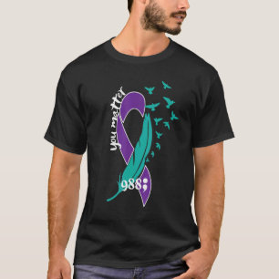 Camiseta Arco-Íris Você Importa 988 Awarenes De Prevenção C