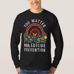 Camiseta Arco-Íris Você Importa 988 Awarenes De Prevenção C