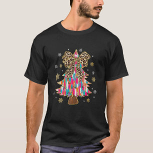 Camiseta Arco Leopardo de Ornamento de Árvore de Natal Boni