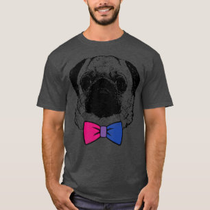 Camiseta Arco LGBT do Cão do Orgulho Bissexual