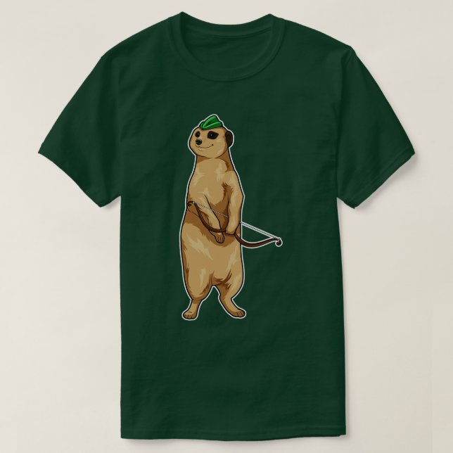 Camiseta Arco Meerkat Archer (Frente do Design)