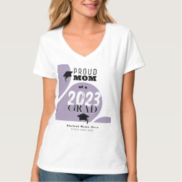 Camiseta Arco Moderno Roxo Personalizado Formando Mãe Orgul