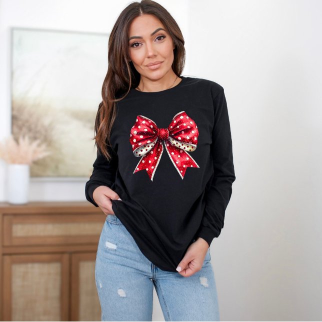 Camiseta Arco Pontilhado Vermelho e Branco (Criador carregado)