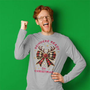 Camiseta Arco preparado para a Xadrez de Natal Coquette