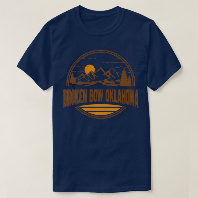 Camiseta Arco quebrado Oklahoma Moain Hiking 5 (Frente do Design)