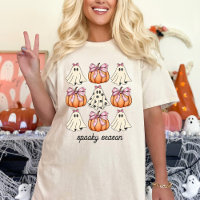 Arco Rosa, Coquette Cute Ghost E Pumpkin Halloween