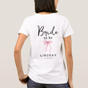 Camiseta Arco Rosa NOIVA PARA SER Festa de Despedida de Sol