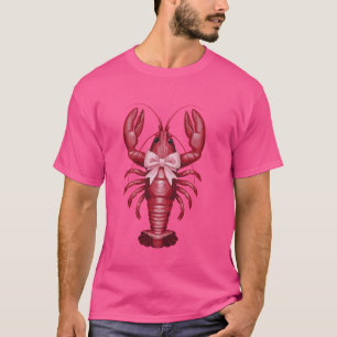 Camiseta Arco rosa-rosa-branca, lagosta-lama-lenha-limpa