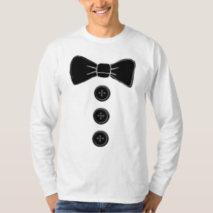 Camiseta Arco tie tuxedo T-shirts masculinas engraçadas